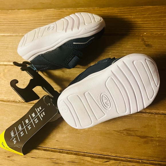 NWT Athletic Works Baby Boys Criss-Cross Strap Sneakers Blue Size 2 (Rm16) - Picture 6 of 6